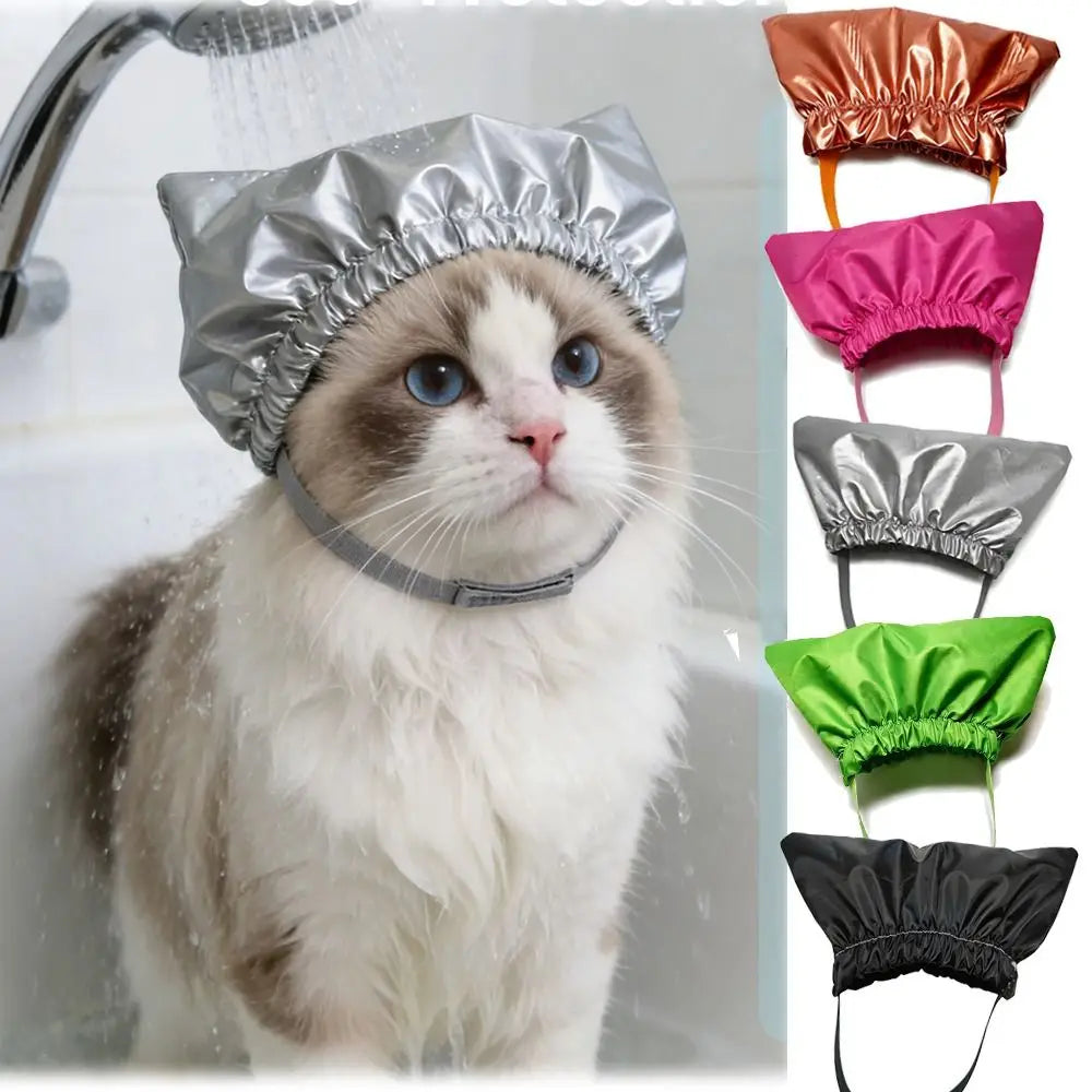 Waterproof Pet Shower Cap – Ear Protection for Dogs & Cats