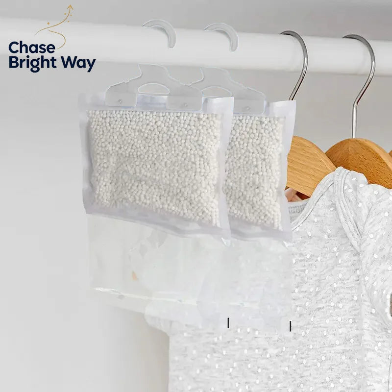 Reusable Hanging Moisture Absorber Bags | Dehumidifier Bags