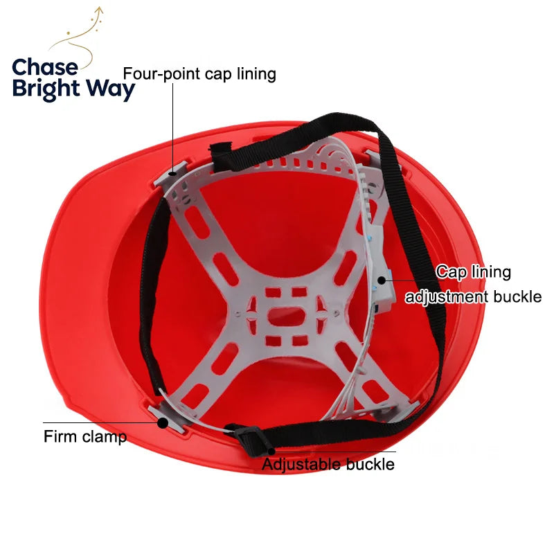 CE-Certified Hard Hat – Adjustable Construction Safety Helmet
