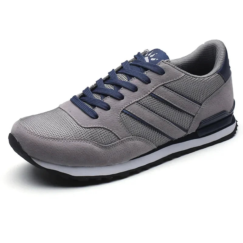LEDP Men's Breathable Lace-Up Sneakers – Casual Walking Shoes