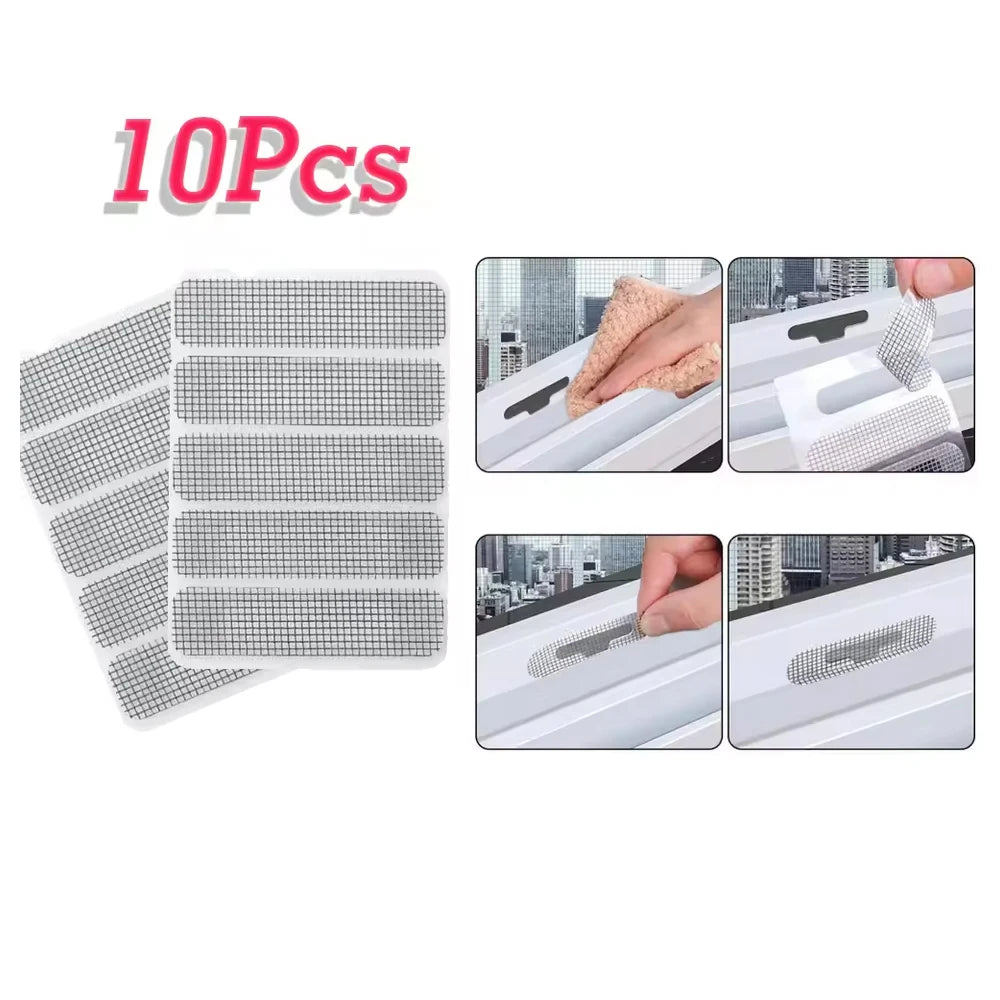 Window Screen Repair Patches – Anti-Mosquito Mesh Stickers 10/20/50Pc