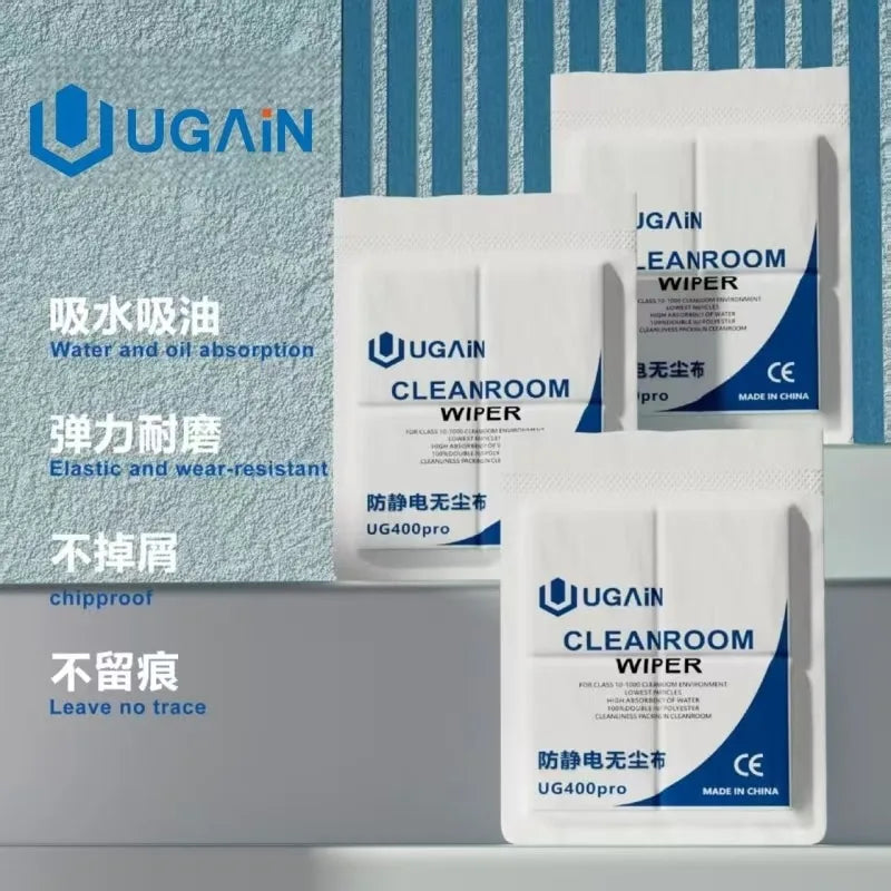 UGAIN Anti-Static Lint-Free Cleanroom Wipers – PCB & Lens