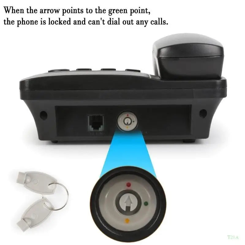 T21A Corded Home Phone – Caller ID, Speaker & Calculator