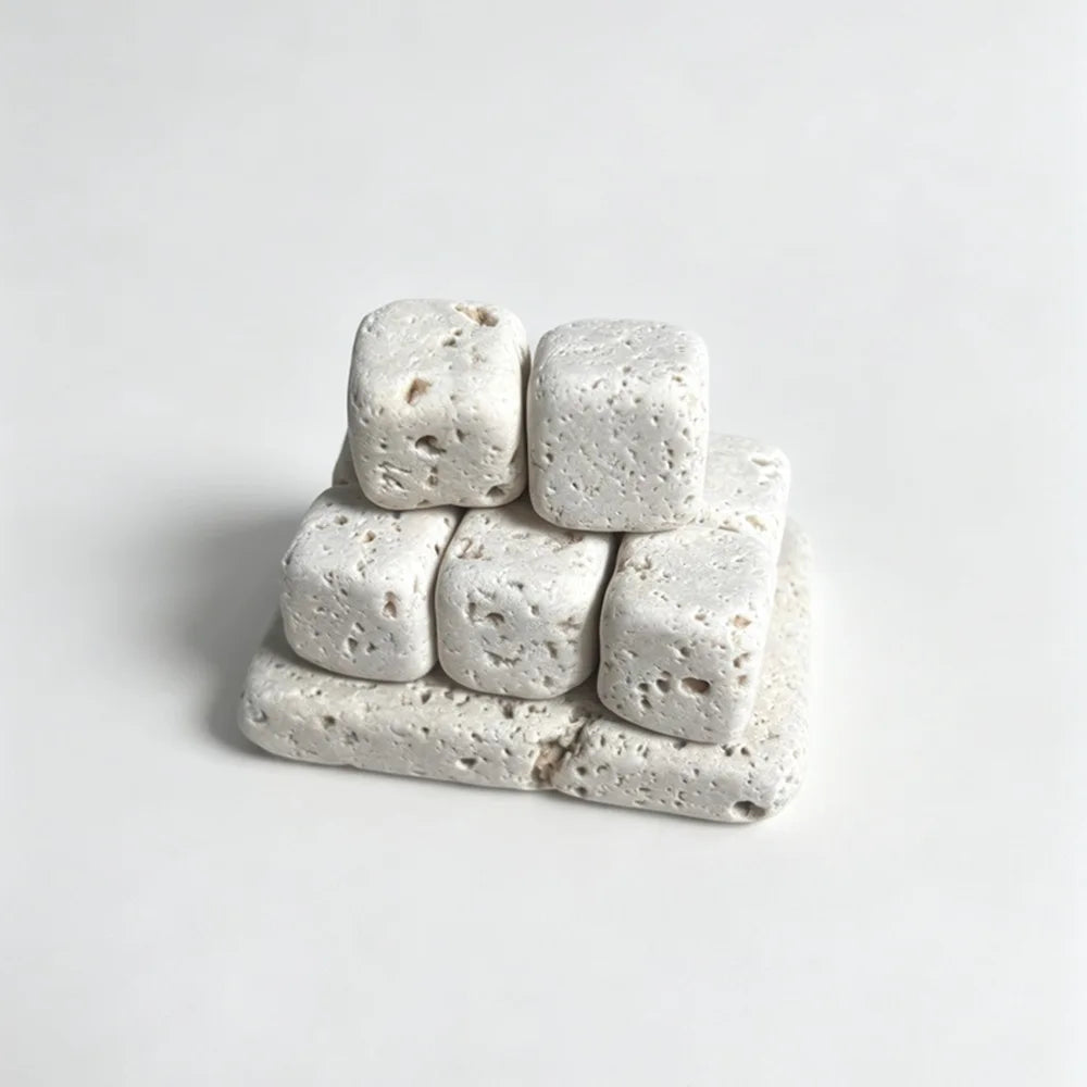 Travertine Aroma Stone Diffuser – Flameless Essential Oil Diffuser