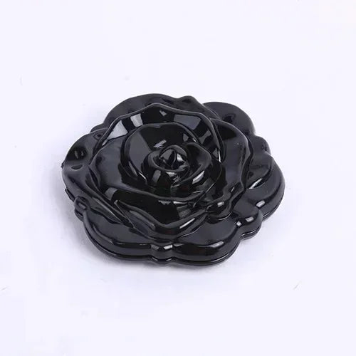 Retro Rose Compact Pocket Mirror – Double Sided Makeup Mirror