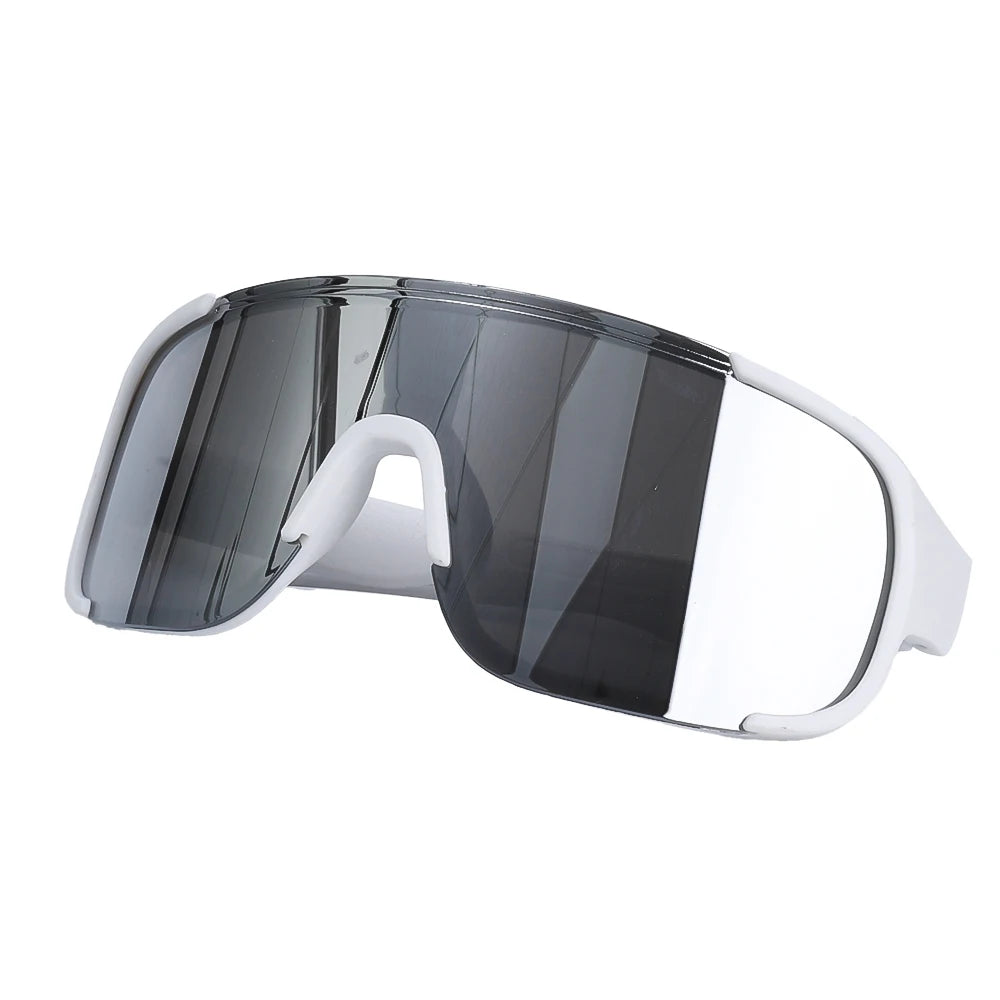 Windproof Oversized Sports Sunglasses – UV Cycling Goggles
