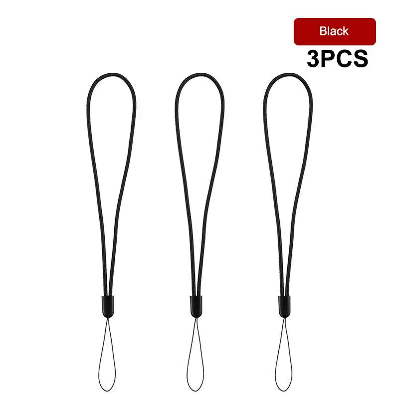 Elastic Anti-Loss Hanging Rope – USB & Bike Device Tether 3-Pack