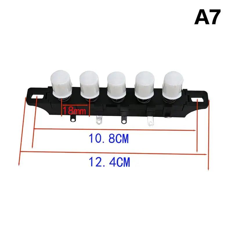 Table Fan Replacement Switch – 4/5 Key Universal Push Button