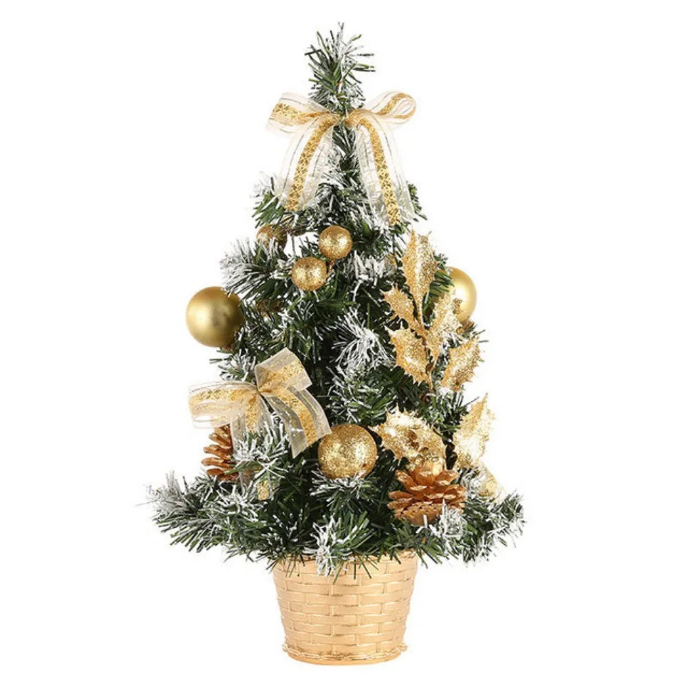 Mini Artificial Christmas Tree 20cm – 4 Colors DIY Decor