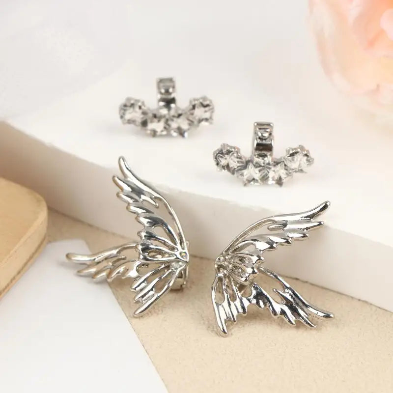 Butterfly Rhinestone Clip-On Earbud Charms | DIY Earphone Decor