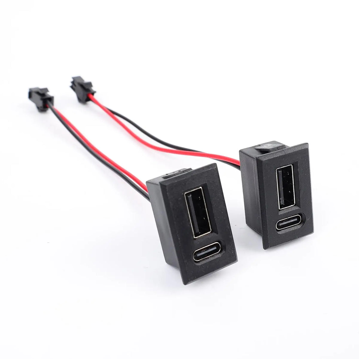 Dual USB Type-C 12V Waterproof Panel Socket – Car, Boat & RV