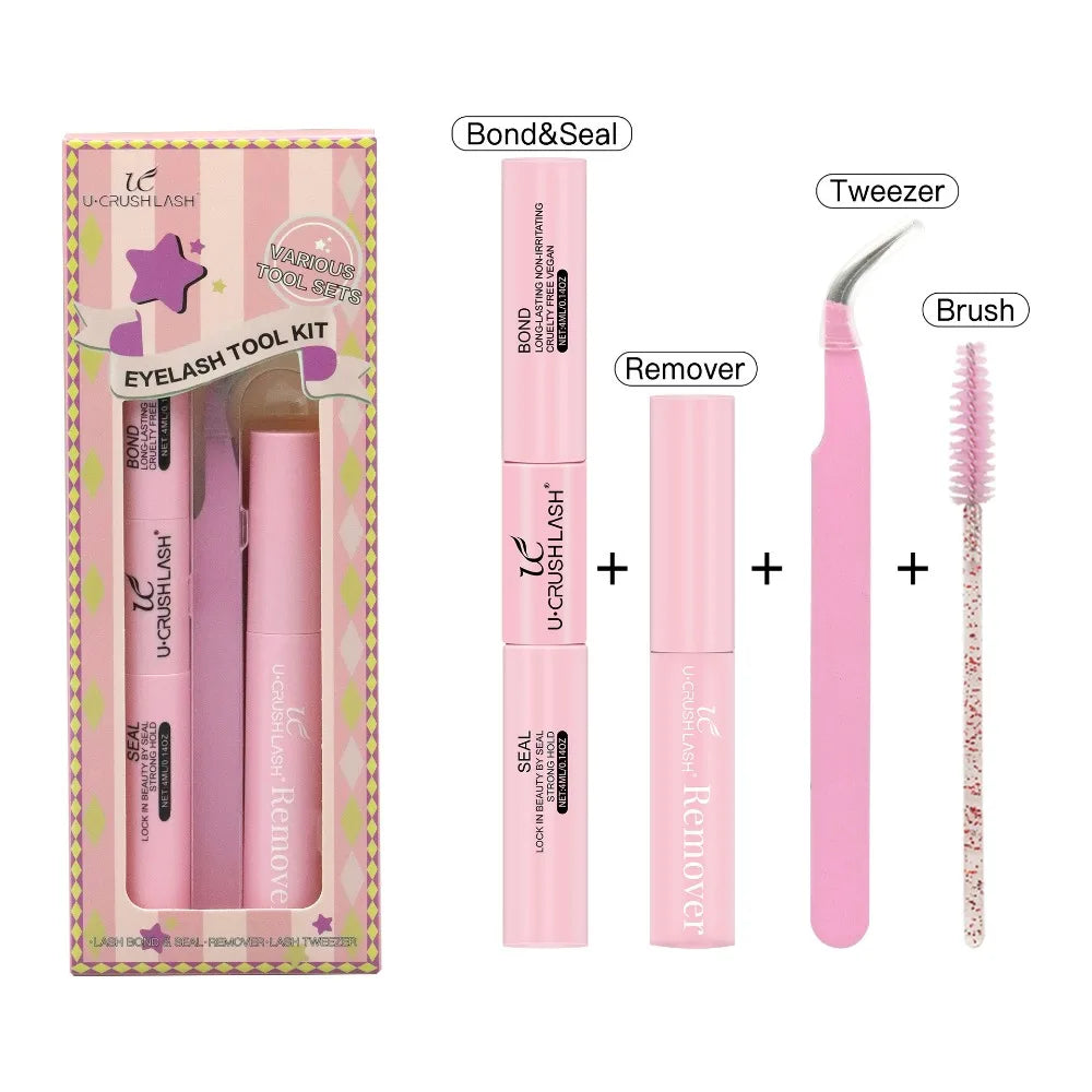 Waterproof Lash Extension Glue Kit – Clusters & Remover