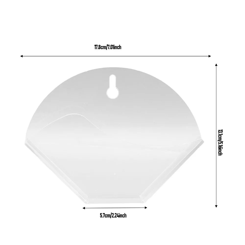 Transparent Cone Coffee Filter Holder – Wall Mount or Countertop