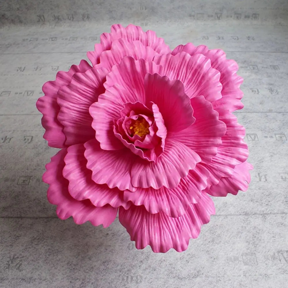 Giant PE Foam Silk Rose 30cm Artificial Flower | Wall Décor