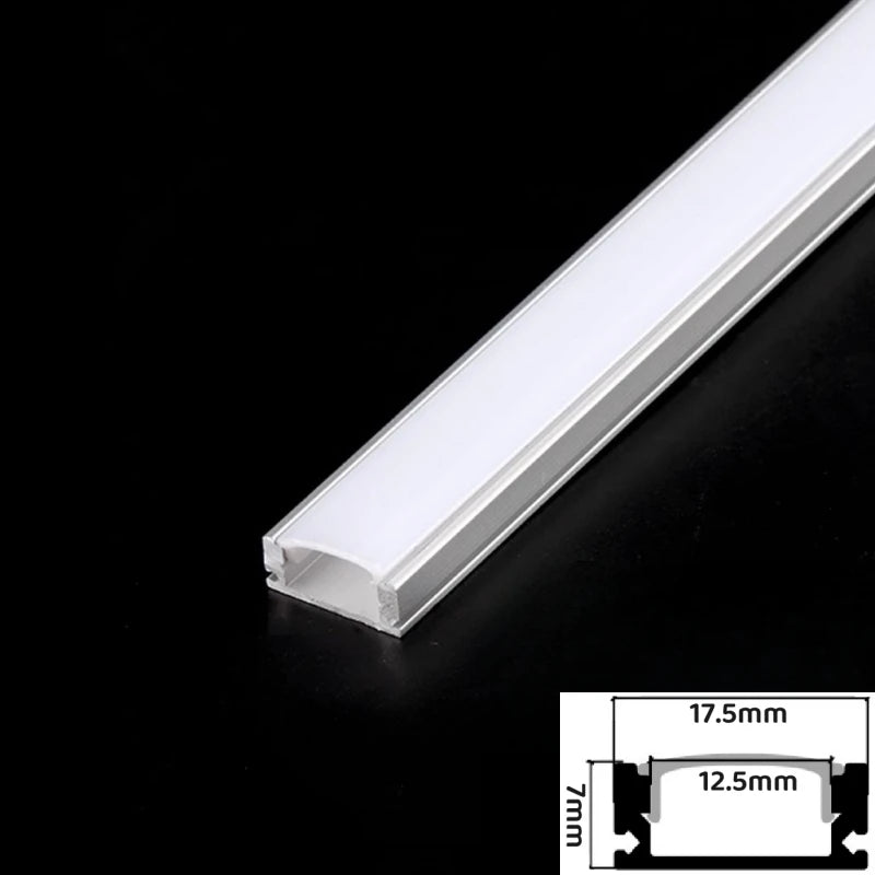 Recessed LED Aluminum Channel Profile V/U/YW Shape – 0.5m & 1m