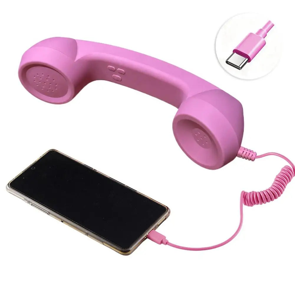 Retro Phone Handset Type-C Wired Receiver | SAMMY