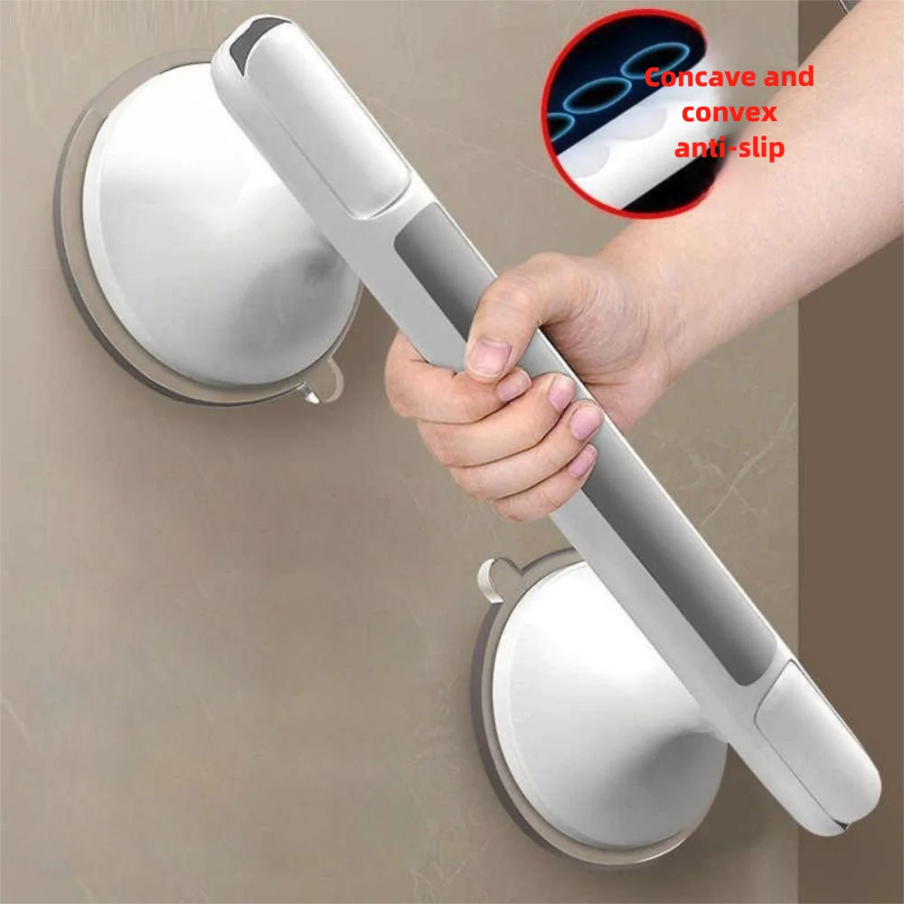 Suction Cup Shower Grab Bar – Non-Slip Bathroom Safety Handle