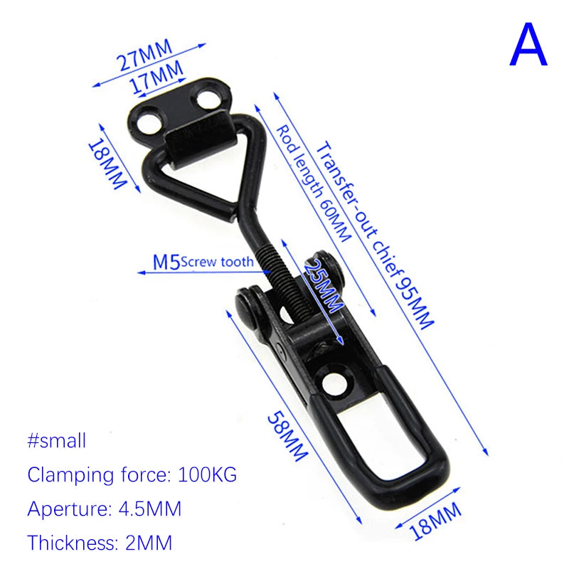 Toggle Latch Catch – Adjustable Lever Lock Hasp for Cabinets