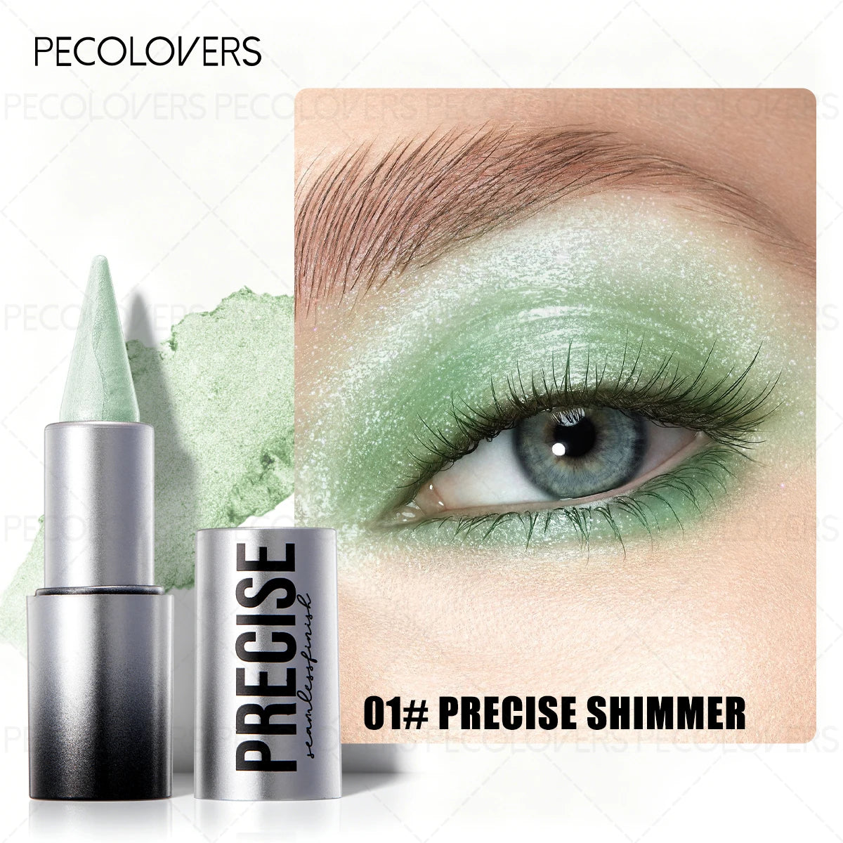 PECOLOVERS Matte Eyeshadow Palette & Waterproof Pencil Set