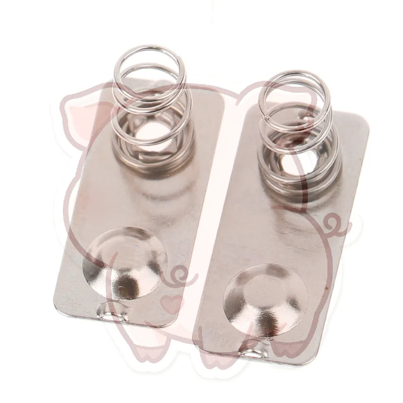 20-Pack AAA Battery Spring Contact Plates – Steel Replacement