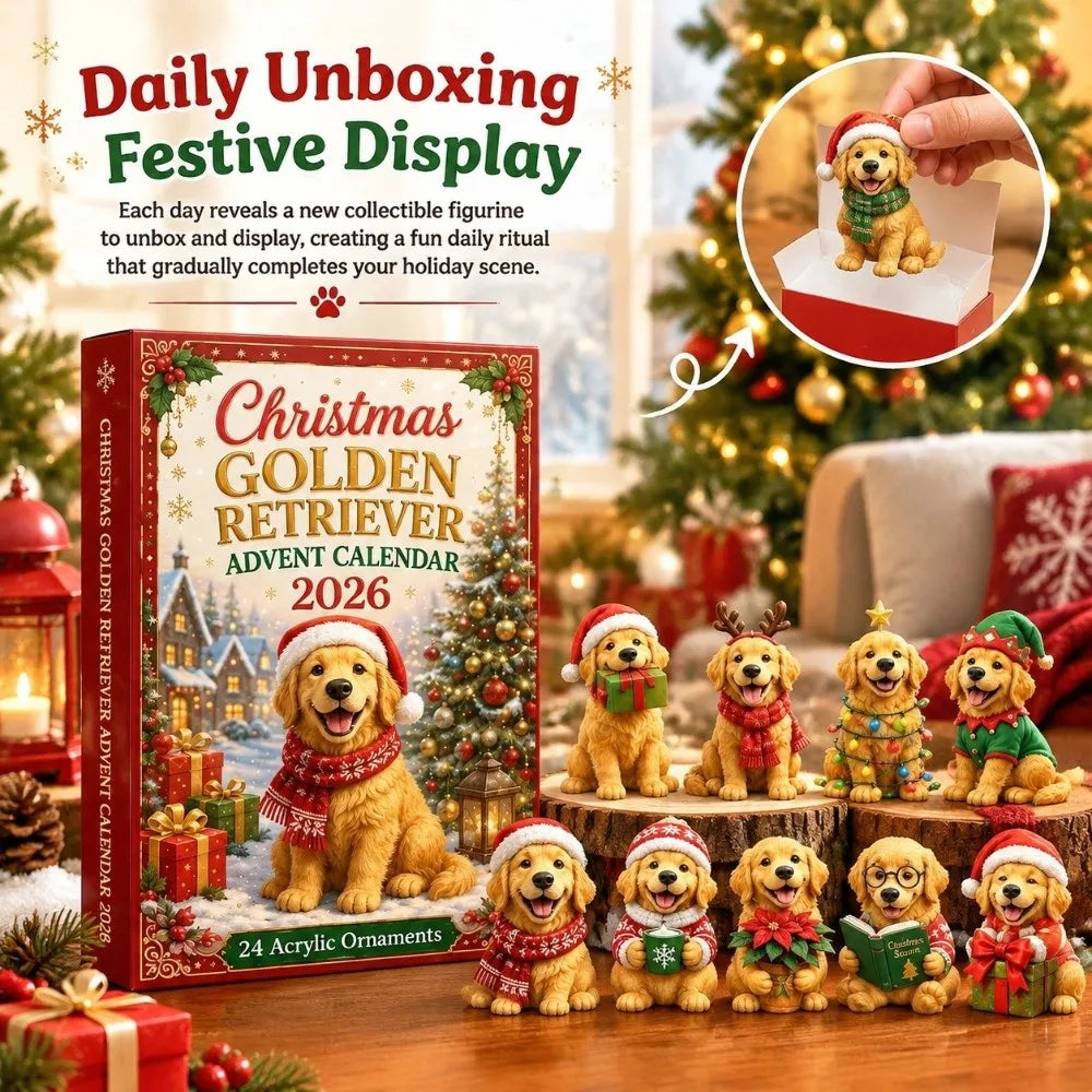 24-Day Advent Calendar 2026 – Acrylic 2D Christmas Countdown