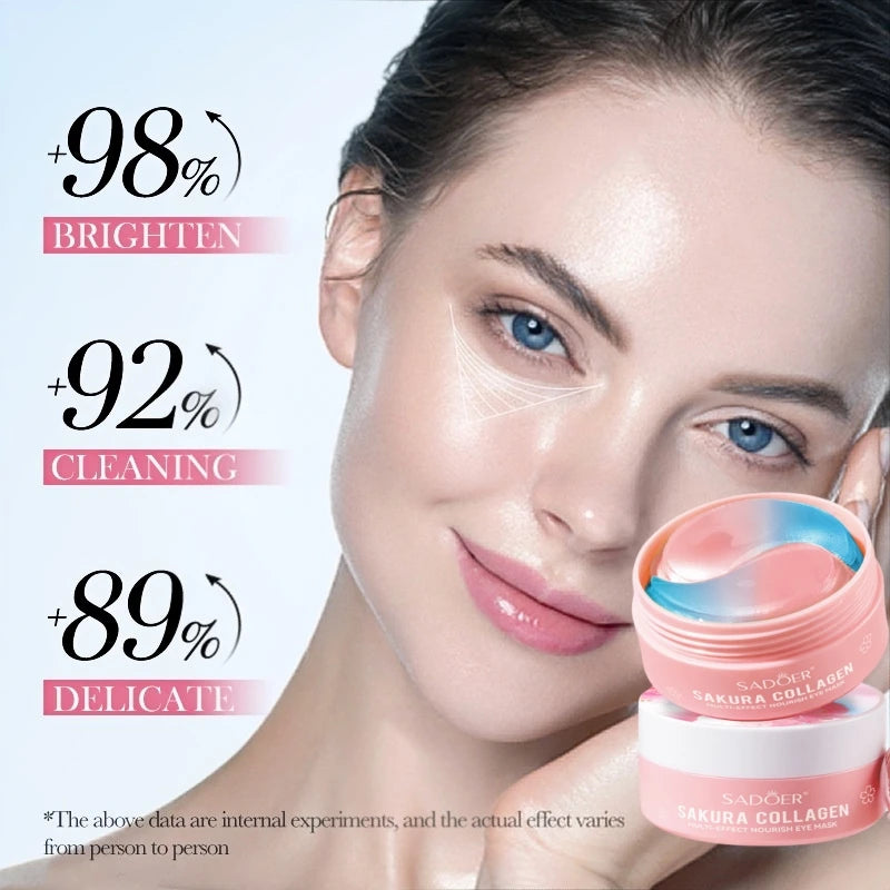 SADOER Sakura Collagen Eye Mask – 60 Nourishing Patches