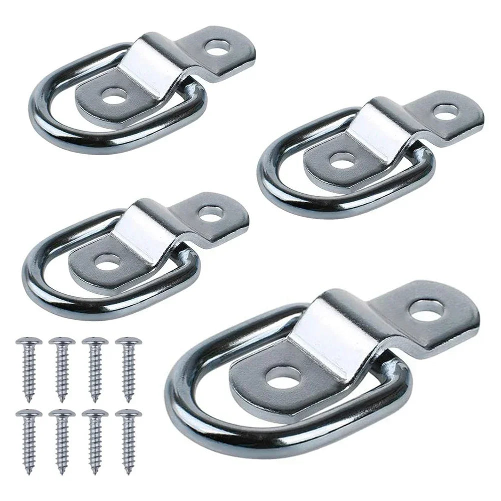Heavy Duty D-Ring Tie Down Anchor Hook for Cargo Trucks