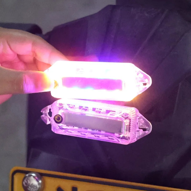 Solar LED Strobe Warning Light – Waterproof Vehicle Safety Flasher