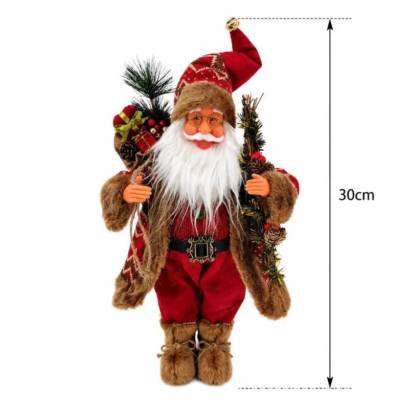 Santa Claus Standing Figurine | Outdoor Christmas Garden Decor