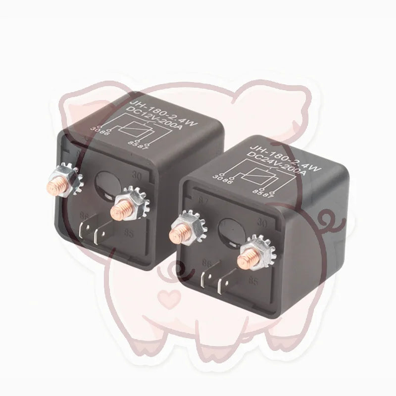 WM686 4-Pin Normally Open Relay DC 12V 24V 100A–200A Car Switch