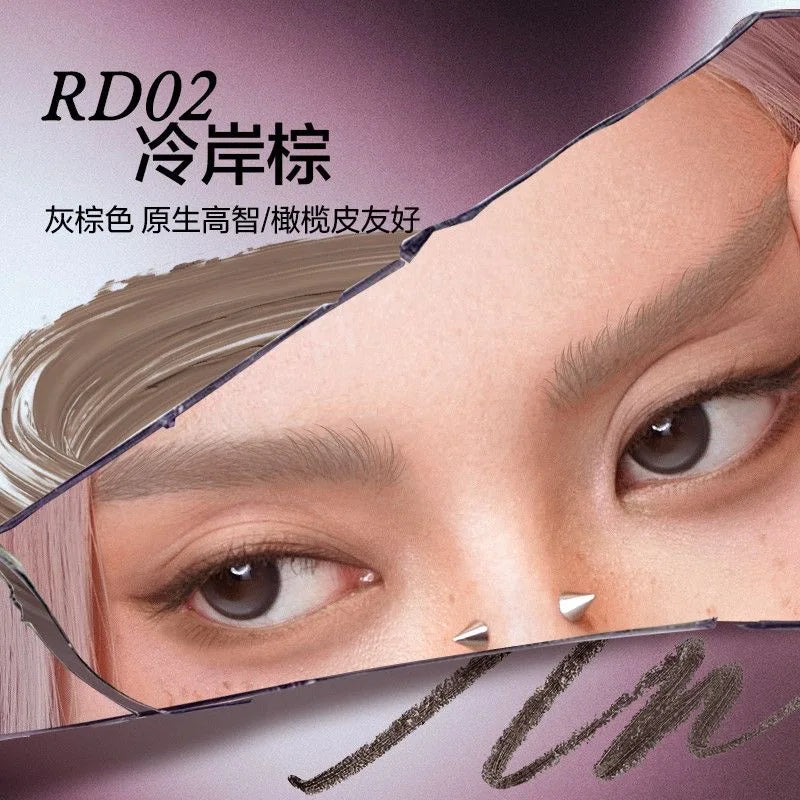 Waterproof Eyebrow Pencil Tinted Brow Gel – 16H Smudge-Proof