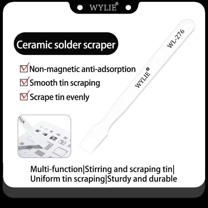 WYLIE WL-276 Ceramic Tin Scraper – BGA Solder & Glue Remover