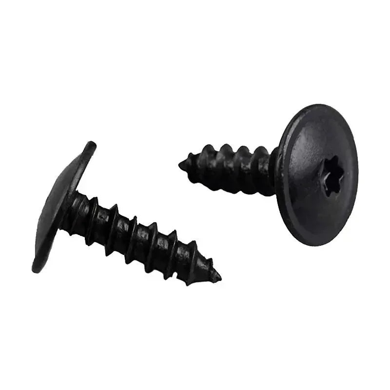 VW Self-Tapping Fastener Clips – Steel Screws 10/100 Pack