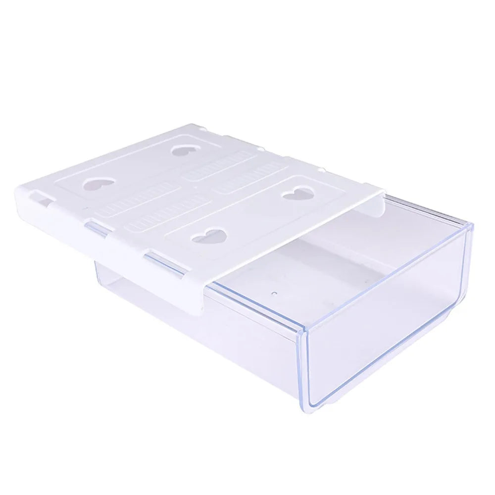 Self-Adhesive Under Desk Drawer Organizer – Gray & White