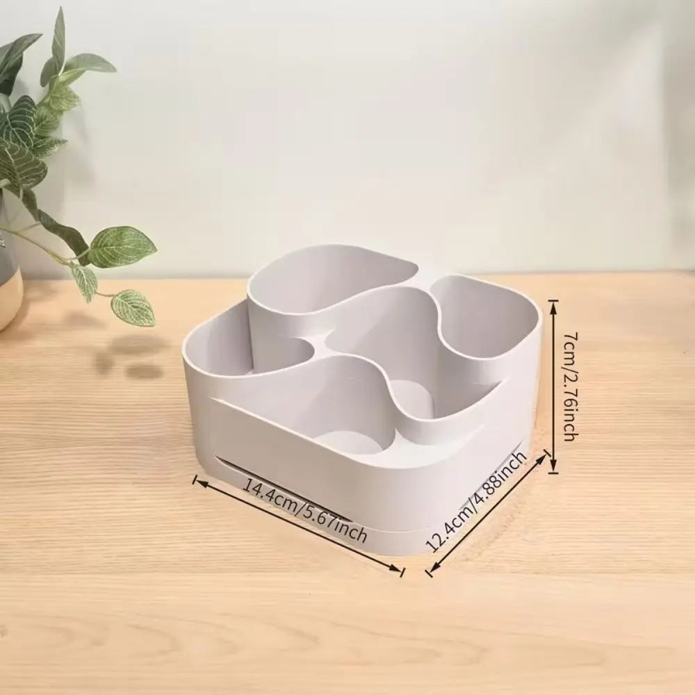 White Tiered Succulent Planter – Compartment Flower Pot