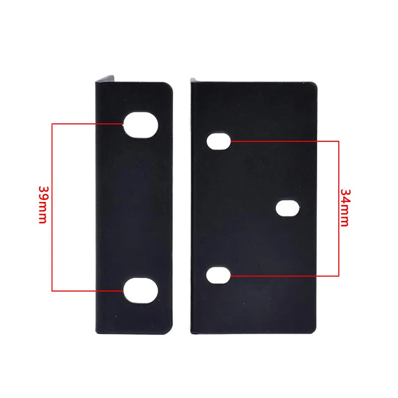 NVR DVR Rack Mount Bracket Kit – 1U 1.5U 2U Ear Bolts
