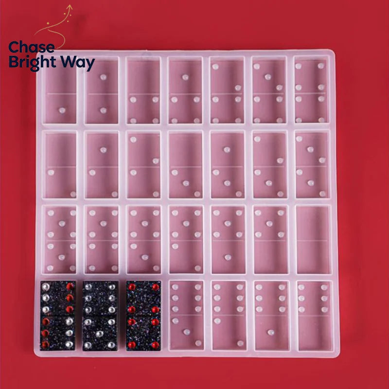 Silicone Dominoes Mold – Resin Epoxy DIY Casting Craft Mould