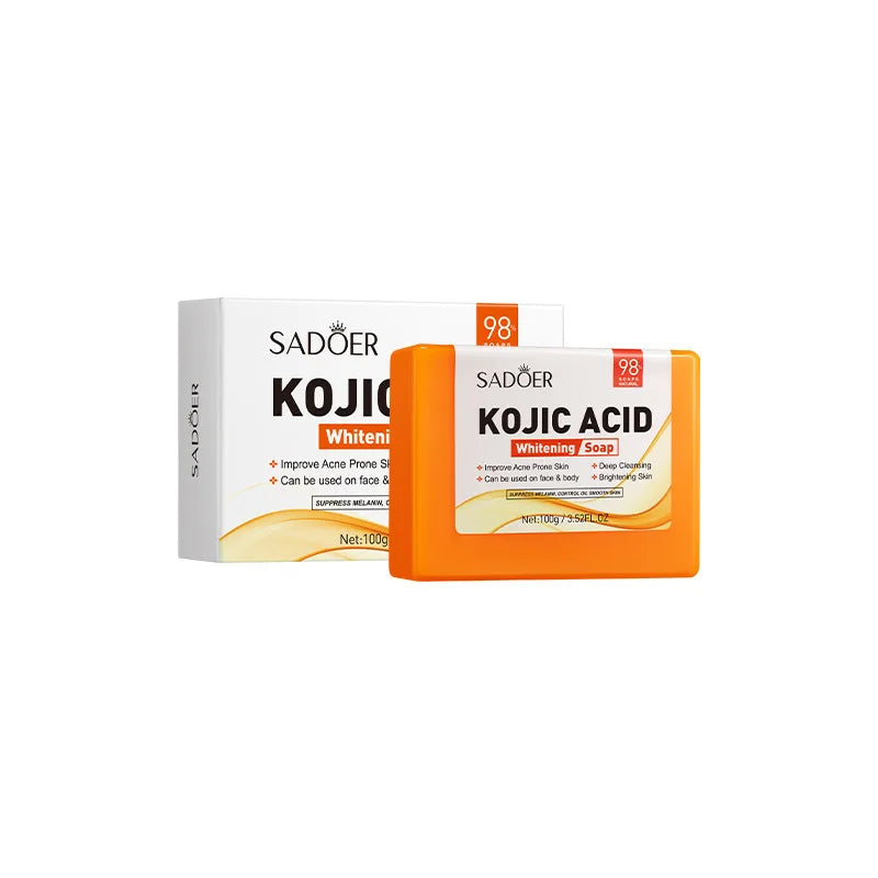 SADOER Kojic Acid Facial Soap – Brightening Foam Cleanser