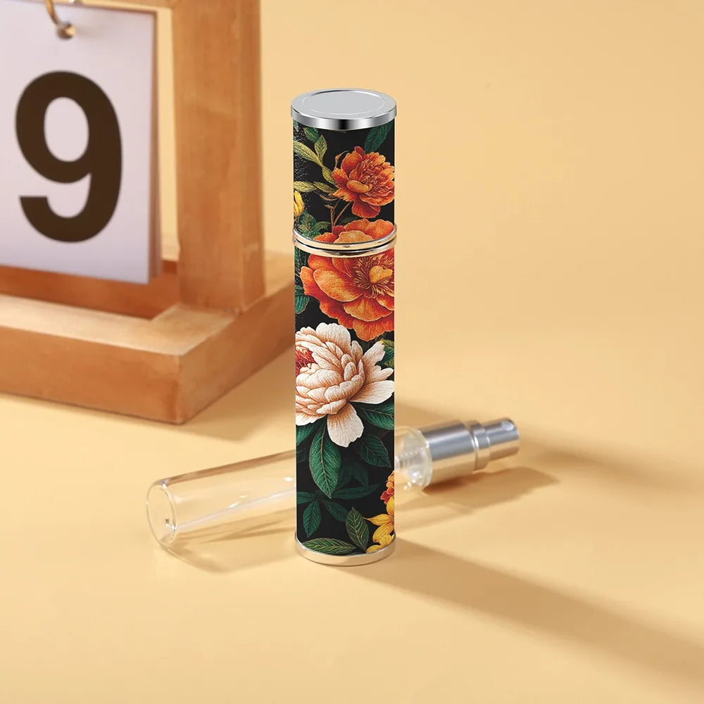 PU Leather 10ml Refillable Perfume Spray Bottle | Travel