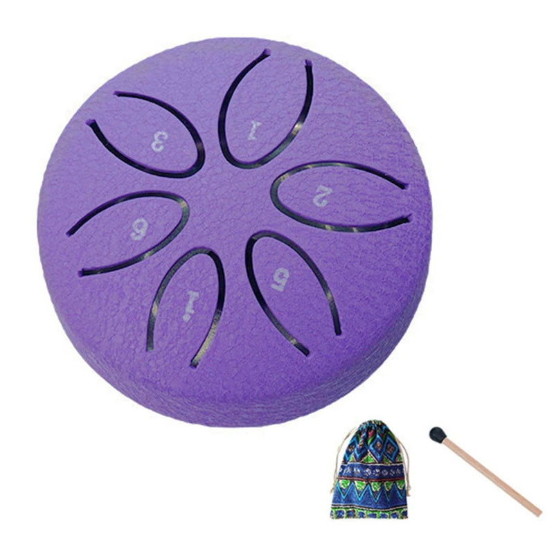 Outdoor Rain Drum – 6-Note Steel Tongue Garden Meditation Drum
