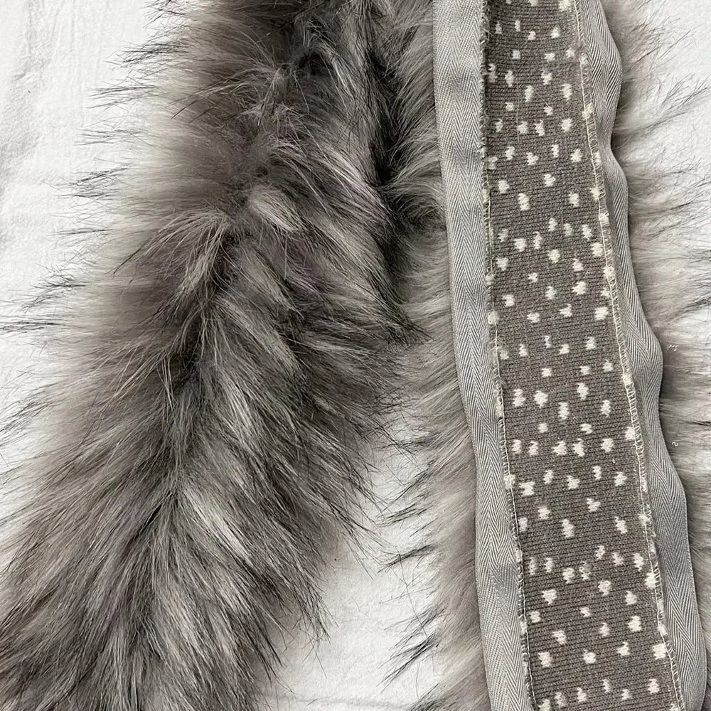 1M Faux Fur Trim Ribbon – Fluffy DIY Clothing Decoration