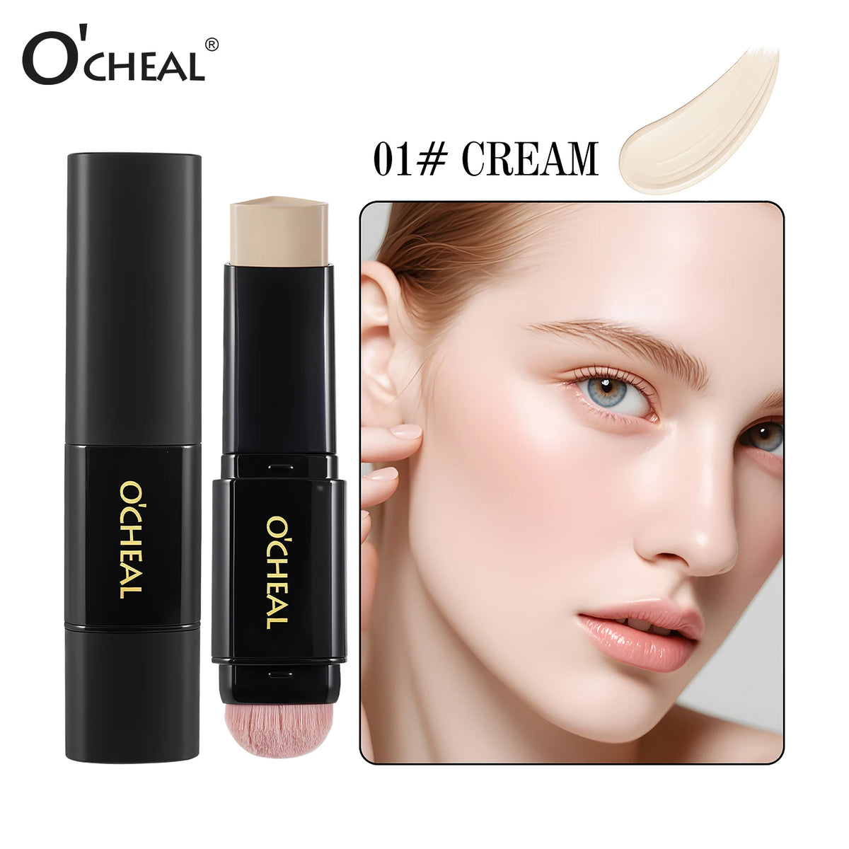 SAMMY Two-Headed Foundation Stick – Waterproof Full Coverage