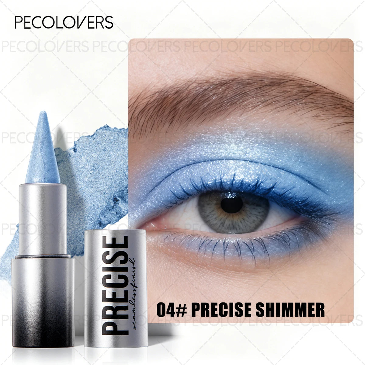 PECOLOVERS Matte Eyeshadow Palette & Waterproof Pencil Set
