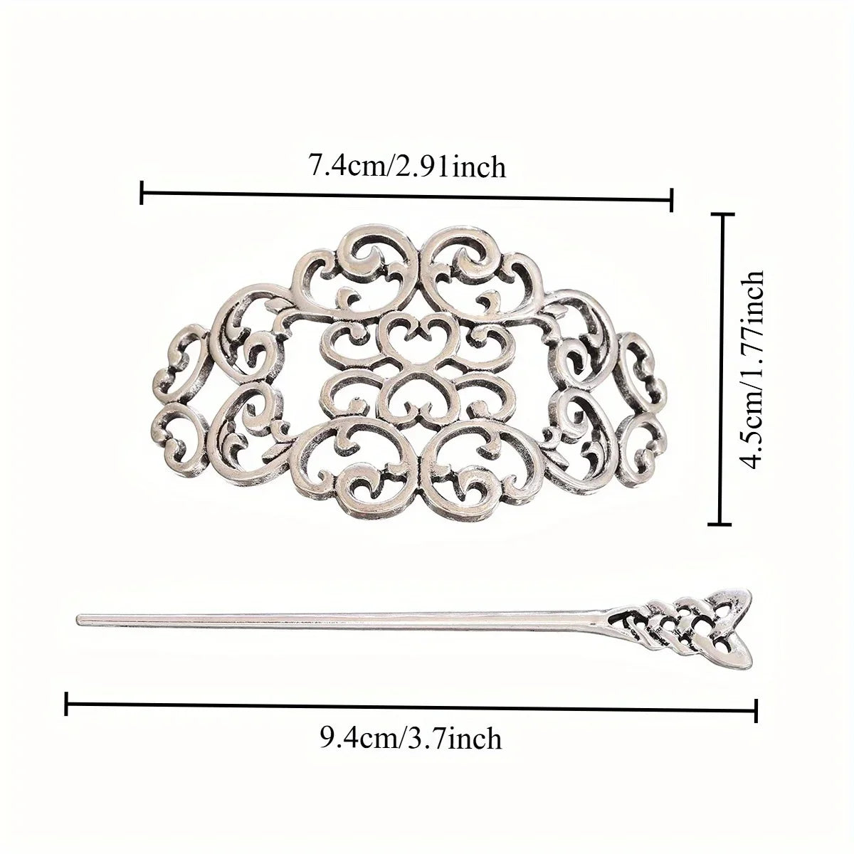 Viking Celtic Knot Hair Stick Clip – Women's Hair Accessory