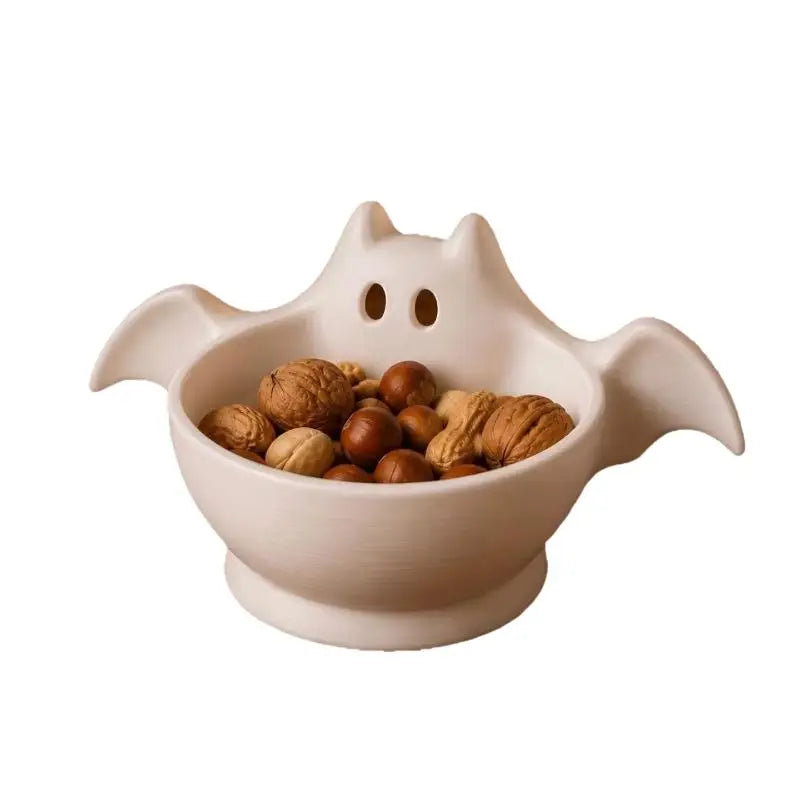 Halloween Bat Candy Bowl – Gothic Snack Serving Dish