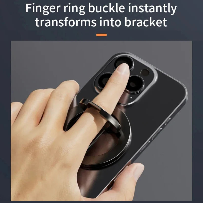 Magnetic Phone Ring Holder MagSafe Kickstand – iPhone & Android
