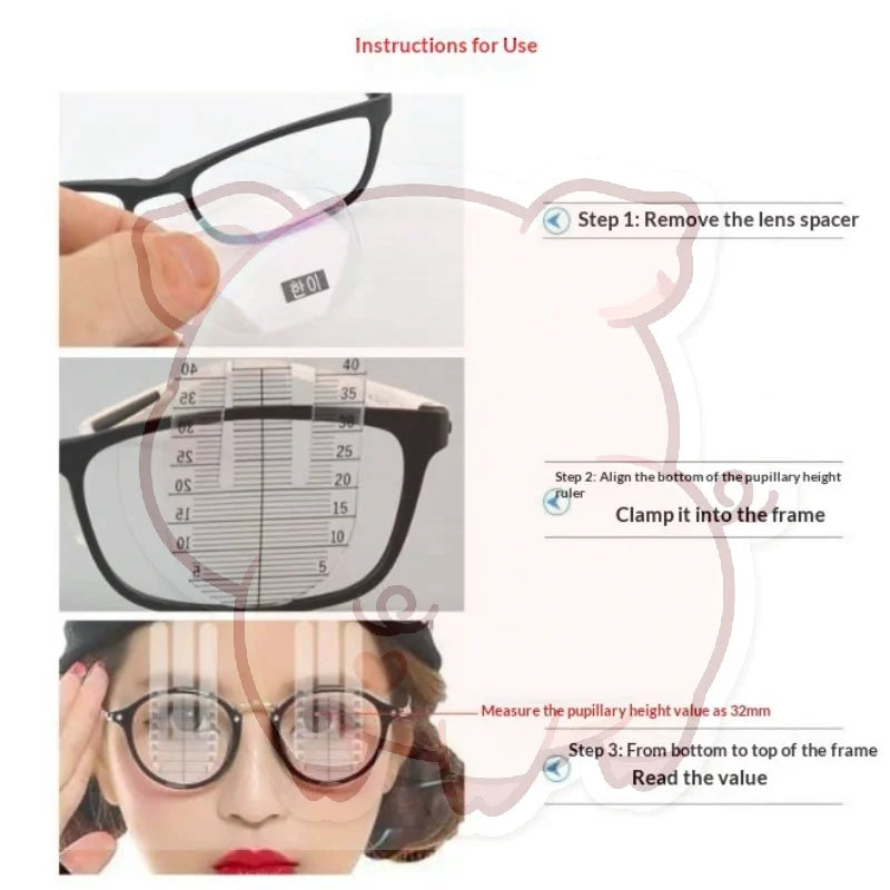Pupil Height Ruler – Optical PH Meter for Eyeglass Fitting