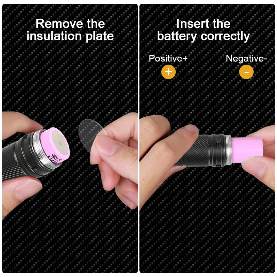 1200 Lumen Tactical Flashlight – 6 Modes, 360° Clip, IP66