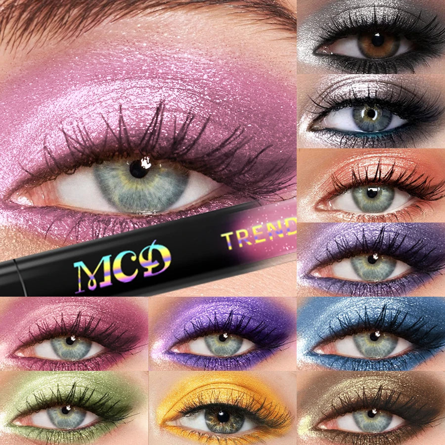 MCD Waterproof Liquid Eyeshadow Pen – 13 Glitter Shimmer Colors