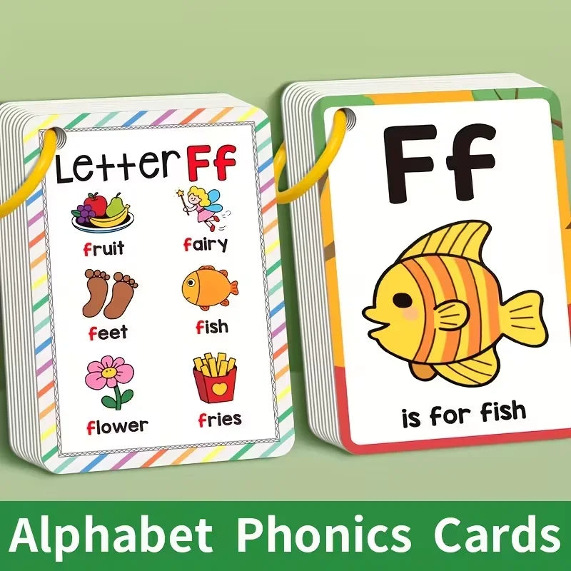 ABC Phonics Flash Cards – Alphabet Learning Toy for Toddlers
